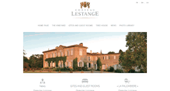 Desktop Screenshot of chateau-lestange.com